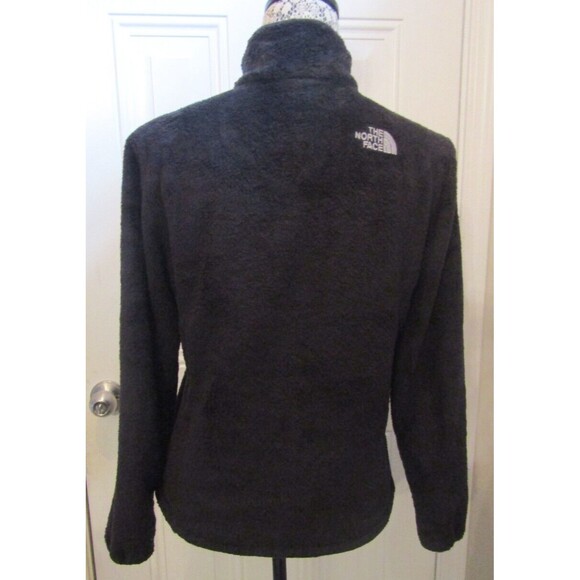 The North Face Black Fuzzy Fleece Osito Jacket Full Zip Womens Size SP - Picture 6 of 9